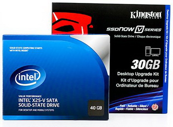 Intel X25- V and Kingston sSDNow V